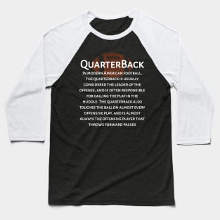 QuarterBack American Football Baseball T-Shirt